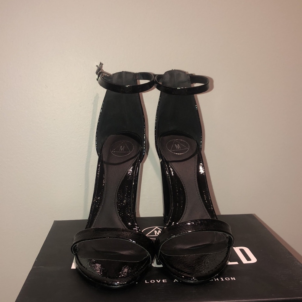 Missguided Black Strap Heels - Picture 4 of 4